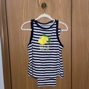 KATE SPADE New York LOOK ON THE BRIGHT SIDE Lemon + Stripe Pajamas